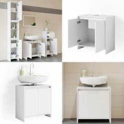 Meuble Sous-lavabo Emma Blanc -HOME24 Soldes b0501a2b3c8d4e6bbcd2de3c3e122418