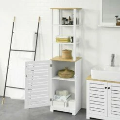 Meuble Colonne Salle De Bain BZR43-W 9 Meuble Colonne Salle De Bain BZR43-W -HOME24 Soldes b19127ddbf03405a888589352a2b069b