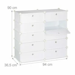 Meuble à Chaussures Avec 10 Casiers 32 Meuble à Chaussures Avec 10 Casiers -HOME24 Soldes b1bdcd6ec1ee440a8d74ad3040247f25