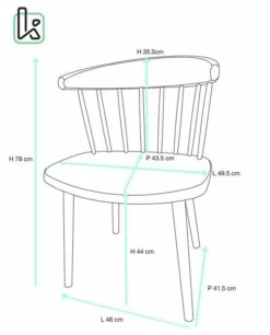 KAYELLES Chaises De Cuisine DIA 21 KAYELLES Chaises De Cuisine DIA -HOME24 Soldes b256a41f23f540cc9ba7d271ab32ddc4