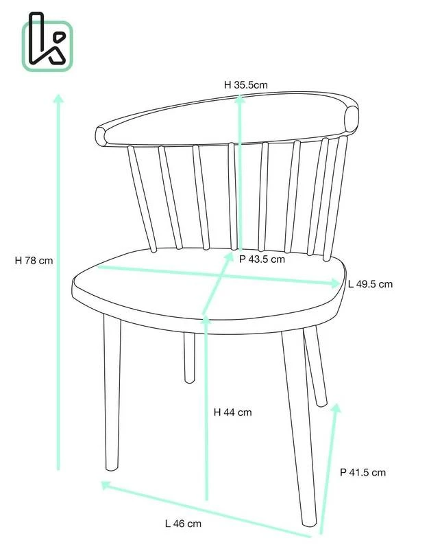KAYELLES Chaises De Cuisine DIA 12 KAYELLES Chaises De Cuisine DIA – Image 10