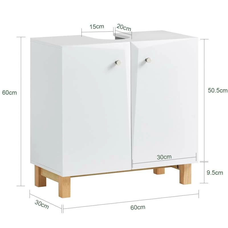 Meuble Sous Vasque BZR92-W 11 Meuble Sous Vasque BZR92-W – Image 9