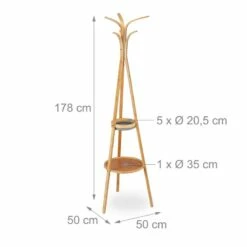 Portemanteau Bambou Avec étagères -HOME24 Soldes b50b7800910e4ab4b1a5243f9db09539