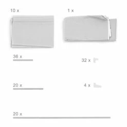 2x Étagères à Chaussures Range-souliers 36 2x Étagères à Chaussures Range-souliers -HOME24 Soldes b5d5d34774fe4ade8c42a45918c4c6cb