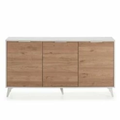 Buffet 3 Portes Koln Blanc Et Bois 11 Buffet 3 Portes Koln Blanc Et Bois -HOME24 Soldes b6bd2cc2a70c42ed8621793059c32b78