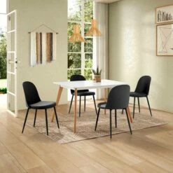 Lot De 4 Chaises Kana Blanches 38 Lot De 4 Chaises Kana Blanches -HOME24 Soldes b6d4739bcf7d451d9ed702fc8ae1f429