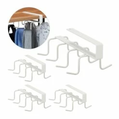 4xTringles à Crochets Pour Armoire