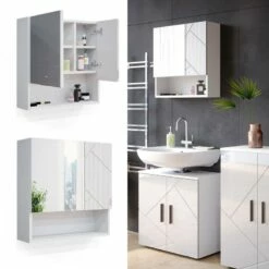 Armoire De Toilette Irma Blanc Brillant -HOME24 Soldes ba1f6a317c28435183e5c3731b3ee7ae