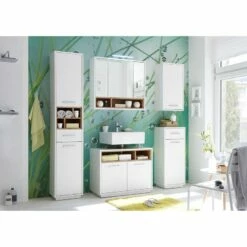 Armoire De Toilette Guardo 23 Armoire De Toilette Guardo -HOME24 Soldes badezimmerset guardo 5 teilig weiss wildeiche dekor 4438884 1
