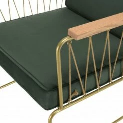 Fauteuil Velours Vert Foncé -HOME24 Soldes bb1be6d557ae4b4e9eea8bd4ad4a1cec