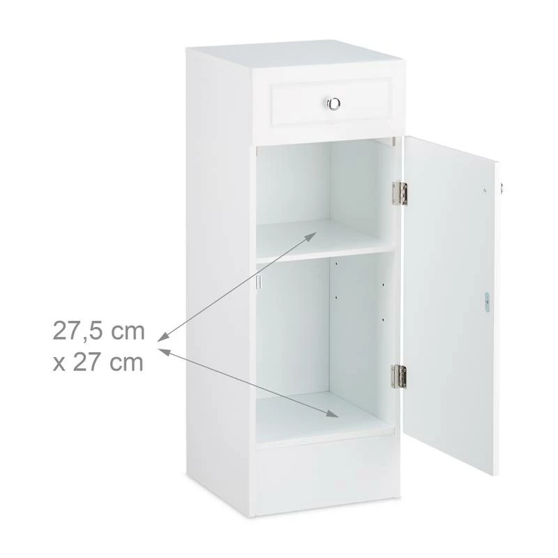 Armoire De Salle De Bain En Bois Blanc 10 Armoire De Salle De Bain En Bois Blanc – Image 8