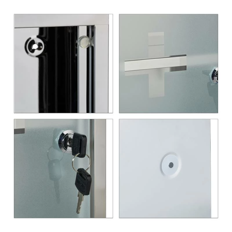 Armoire à Pharmacie Inox Porte Verre 8 Armoire à Pharmacie Inox Porte Verre – Image 6