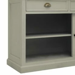 Buffet Sollerön II -HOME24 Soldes buffet solleroen pinie massiv granit messing 3416045