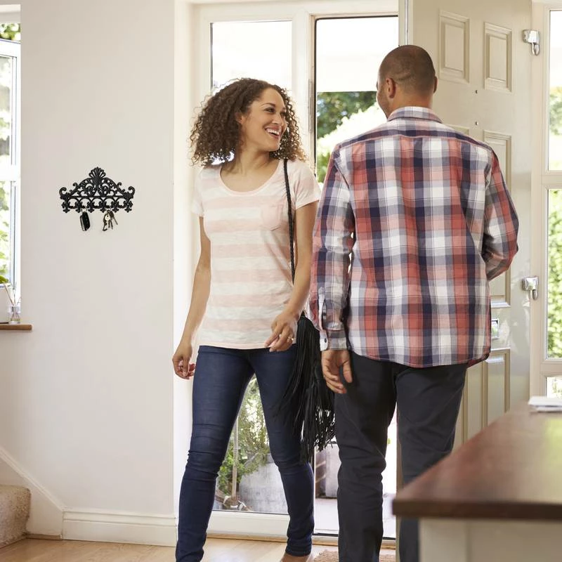 3x Portemanteaux Muraux En Fonte Blanc 13 3x Portemanteaux Muraux En Fonte Blanc – Image 11