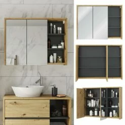 Armoire De Toilette Viola Artisan/gris -HOME24 Soldes c07fdb88d16c442d945268d436a2cb6a
