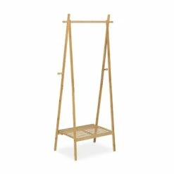 Portemanteau En Bambou Avec Surface