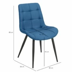 Lot 4 Chaises Tissu Gris Clair - JAELLE -HOME24 Soldes c60dba46f9e044a39946b35a3e28f9c1