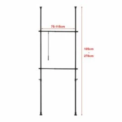 Penderie Télescopique Kemi 11 Penderie Télescopique Kemi -HOME24 Soldes c64b3965effb4650b966c9d94ef599bd