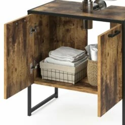 Meuble Sous-lavabo Fyrk Vieux Bois/noir -HOME24 Soldes c6d9baa770884984906d8caf1567d027