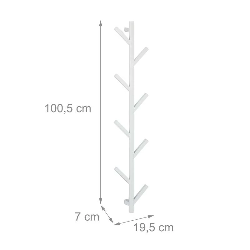 Portemanteau Blanc En Forme D’arbre 10 Portemanteau Blanc En Forme D’arbre – Image 8