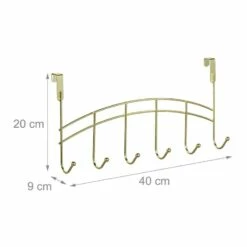 1 X Patère De Porte Avec 6 Crochets -HOME24 Soldes c969382808a4412aac20082dd8204d16 4