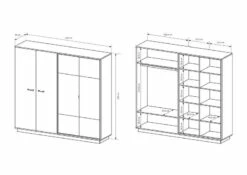 Armoire à Portes Battantes NEST LED -HOME24 Soldes ca5c243674e8448f9374c07565fbf382