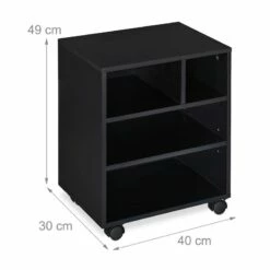 Caisson à Roulettes Noir 19 Caisson à Roulettes Noir -HOME24 Soldes cb2b5e41a6f045adbf3186799cba846b