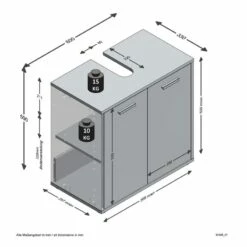 Meuble Sous Vasque 2 Portes Madoc 10 Meuble Sous Vasque 2 Portes Madoc -HOME24 Soldes cb4897d8e8074543b4dd87c6a735e7ed