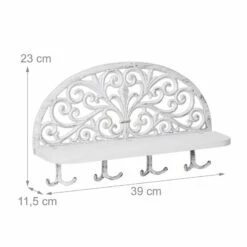 Porte-manteaux Mural Blanc En Lot De 4 -HOME24 Soldes cd4cf8e5490e4c86bc99fcc93c650129 3