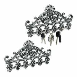 2x Porte-manteau Mural En Fonte Noir -HOME24 Soldes ceb968673a044c9f97fafcadb1ac8941