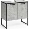 Meuble Sous-lavabo Fyrk Béton