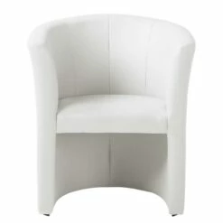 Fauteuil Cocktail Sinclair -HOME24 Soldes cocktailsessel sinclair kunstleder weiss 5141356