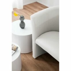 Fauteuil Cocktail Sinclair -HOME24 Soldes cocktailsessel sinclair kunstleder weiss 5141388
