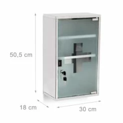 Armoire à Pharmacie EMERGENCY Acier Inox -HOME24 Soldes d008e420230d4fbab9529e6802c48ac5