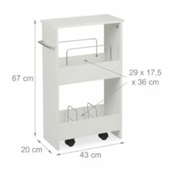 Chariot De Niche Blanc 19 Chariot De Niche Blanc -HOME24 Soldes d1f0887d80d449e78ef9f3c127b31f4c