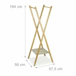 Portant à Vêtements En Bambou Pliant -HOME24 Soldes d21c407663ef416885f846176474f740