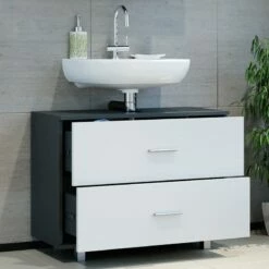 Meuble Sous-lavabo Ilias Sonoma/blanc -HOME24 Soldes d486e62328b045f89c55bccb8c6b3ac0