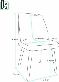 Chaise Scandinave Velours DIMA 15 Chaise Scandinave Velours DIMA -HOME24 Soldes d569af7c1767423195156b11f6f75321