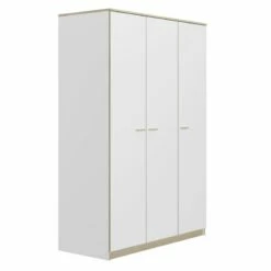 Armoire 3 Portes L136 Cm Tulle