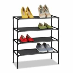 Étagère à Chaussures 4 Niveaux 26 Étagère à Chaussures 4 Niveaux -HOME24 Soldes d72db872b79c4f229cfa6a0b4962c561