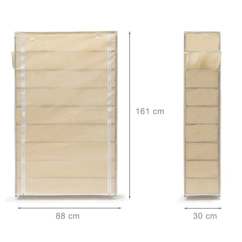 Meuble à Chaussures VALENTIN Tissu Beige 10 Meuble à Chaussures VALENTIN Tissu Beige – Image 8