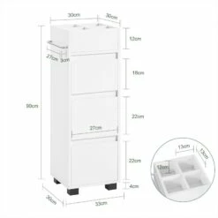 Meuble Bas De Salle De Bain BZR29-W -HOME24 Soldes d92d2a0e27a042418f74dc8ed34445b9