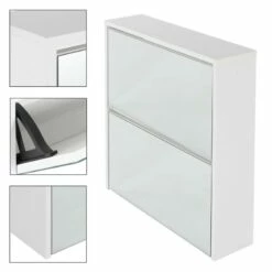 Armoire à Chaussures 63x17x67 Cm Blanc 8 Armoire à Chaussures 63x17x67 Cm Blanc -HOME24 Soldes d97d62c2284a468c91d2bada17bb158e