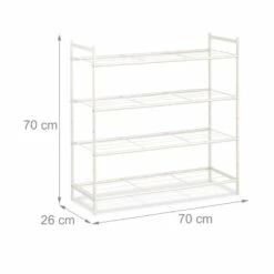 Étagère à Chaussures Empilable 4 Niveaux -HOME24 Soldes d9ae50e1358e4691b4d20f1ab20dbeca