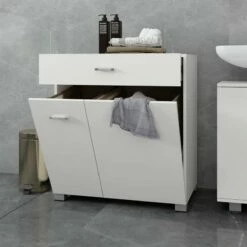 Armoire à Linge 75x785x45 Cm Blanc 9 Armoire à Linge 75x785x45 Cm Blanc -HOME24 Soldes da5e8ac954b04c43b92d545ffc5cca69