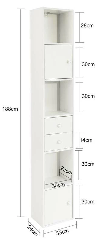 Meuble Colonne De Salle De Bain STR10-W 11 Meuble Colonne De Salle De Bain STR10-W – Image 9