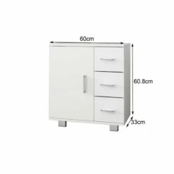 Meuble Sous-lavabo Blanc 60x608x33cm -HOME24 Soldes dc72de5d27a8460ea1fdf363f4c0a4bc