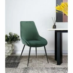 2 Chaises En Velours Bleu - JAZZY 38 2 Chaises En Velours Bleu - JAZZY -HOME24 Soldes dcfe2ded1cc2482ab37320ed05056f7b