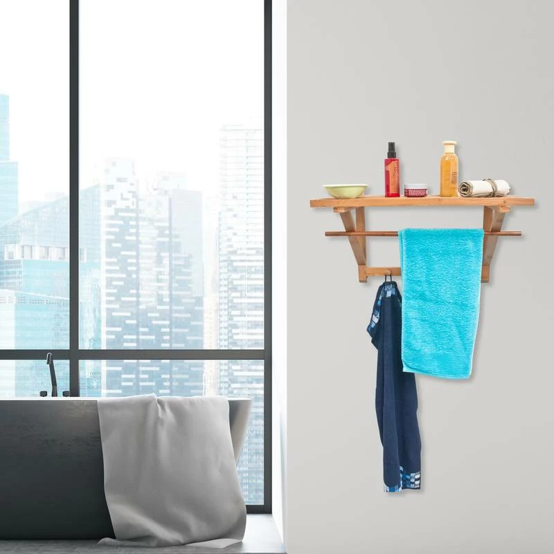 Étagère Porte-serviette Murale 4 Étagère Porte-serviette Murale – Image 2