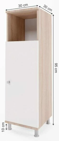 Chiffonnier Fynn Sonoma/blanc -HOME24 Soldes dd6168bbbf6e4d38a571441a6b98878c.cropped 303 30 398 937.processed